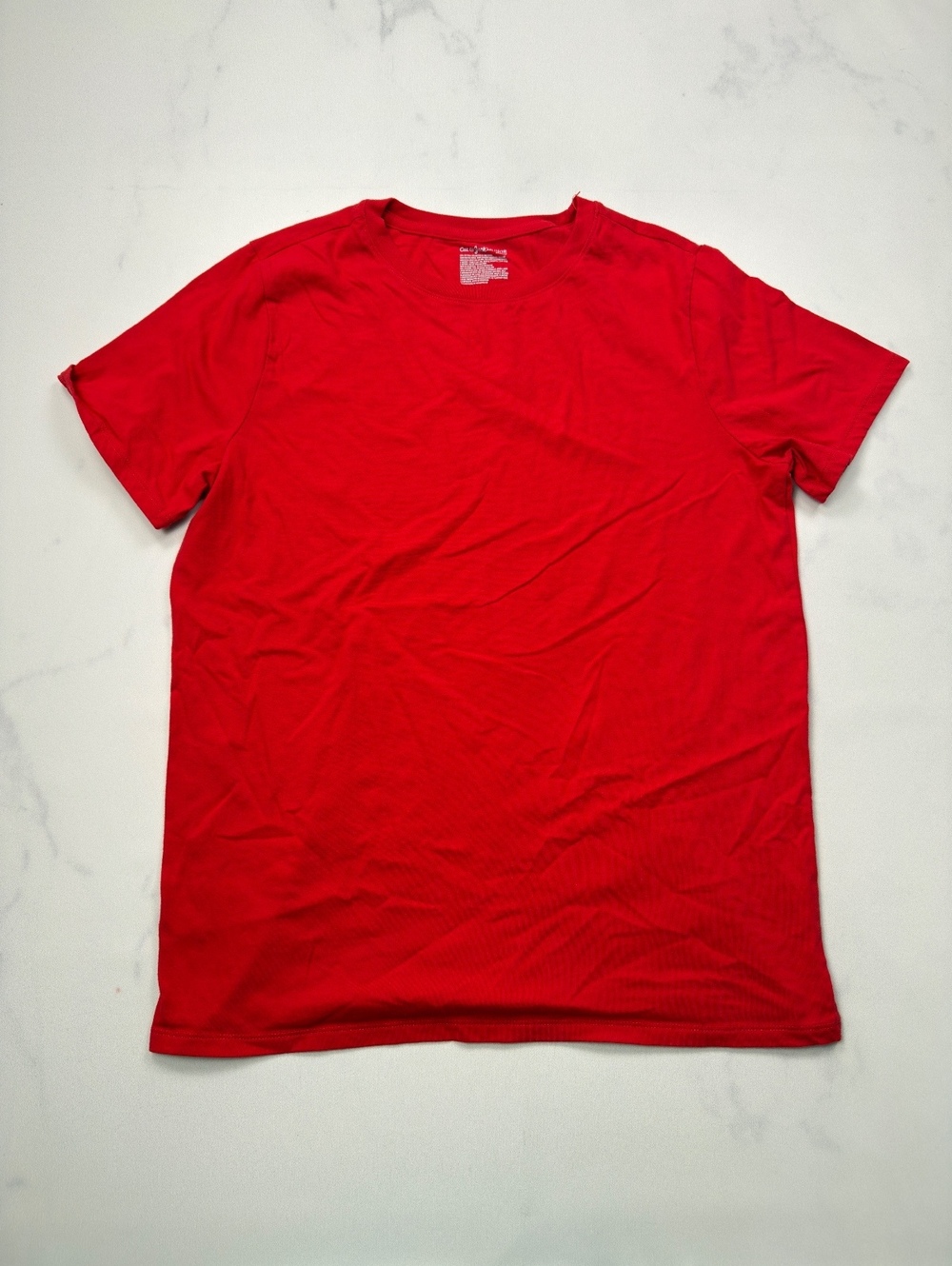 Cat & Jack Red T-Shirt Casual Basic - Boys Husky XXL